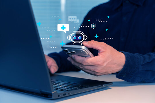 AI Chatbot for Mobile Healthcare Support with Smartphone and Laptop