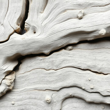 Pale grey aged driftwood texture with salt bleached grain