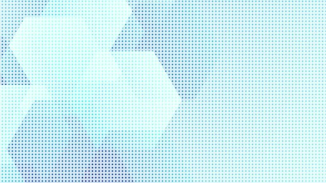 Abstract Blue Geometric Pixel Pattern 4K