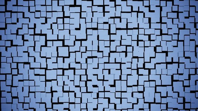 blue pixelated square tile pattern
