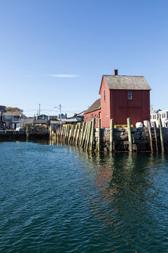old harbor hut in Rockport