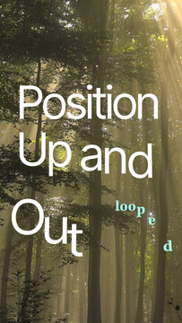 Vertical Looped Text Position Up and Rotate