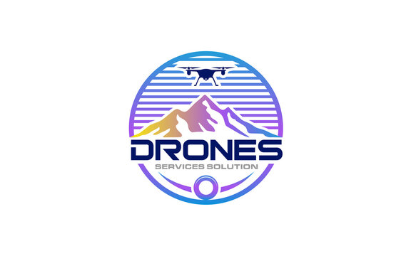 Illustration graphic vector of a drone service solution logo design template