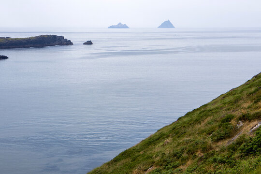 Seascape viewed from Valentia Island - Kerry County - Ireland