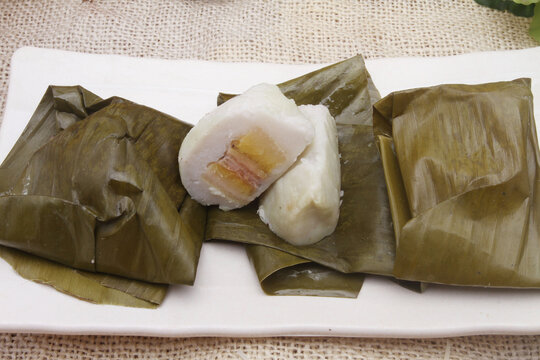 bongko pisang traditional indonesia snack