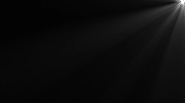 Abstract CC Light Rays Glow Animation. Animations of the Sun's rays. Shine or sun effect on white cc light ray