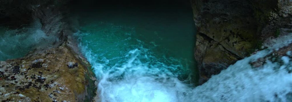  Anamorphic Lens - Alpine landscape on some underground waterfalls