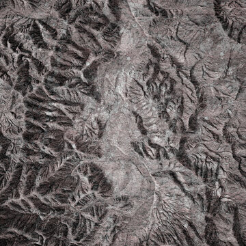 Gray Rocky Mountain Terrain Texture Seamless PBR Albedo Material