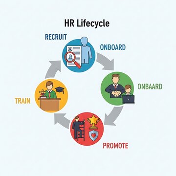 HR Lifecycle Recruit Onboard Train Promote.