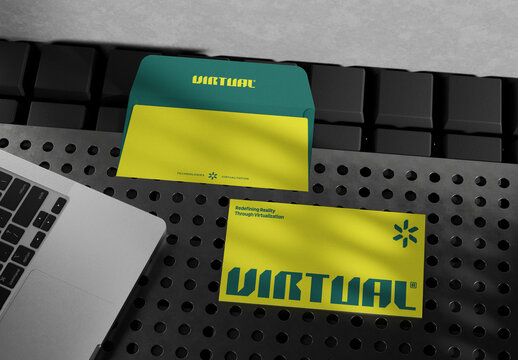 Office Envelope Mockup