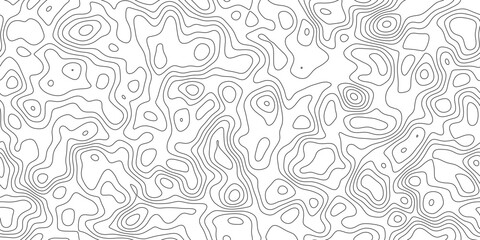 Modern abstract abstract contour terrain background, geographic mapping lines with smooth organic curves, for presentation, wallpaper and copy space. © hossain
