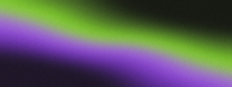 Vibrant purple with green gradient texture colorful abstract grainy background