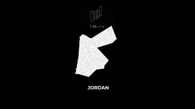 Jordan technology map with animated charts, graphs, statistics, and analytics showcasing economy, infrastructure, innovation, population, trade, energy, and national development