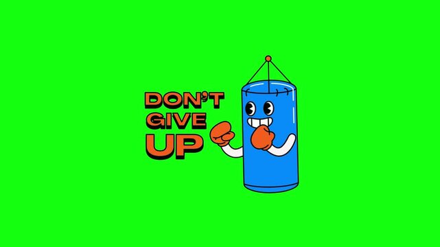 Don't Give Up Motivational Cartoon Animation