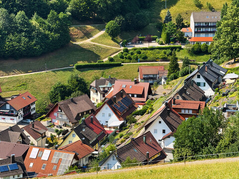 The village of Bad Peterstal in the Rench Valley and in the Black Forest region, Germany - Das Dorf Bad Peterstal im Renchtal und in der Schwarzwaldregion, Deutschland