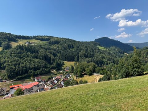 The village of Bad Peterstal in the Rench Valley and in the Black Forest region, Germany - Das Dorf Bad Peterstal im Renchtal und in der Schwarzwaldregion, Deutschland