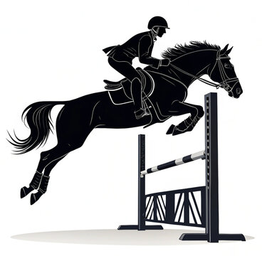 horse rider silhouette