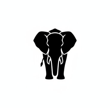 silhouette of elephant