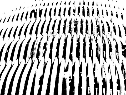 Pattern featuring an abstract natural wicker or rattan woven surface rendered in black and white.