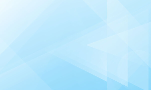 Abstract light blue polygon overlapping shapes vector background for business presentation