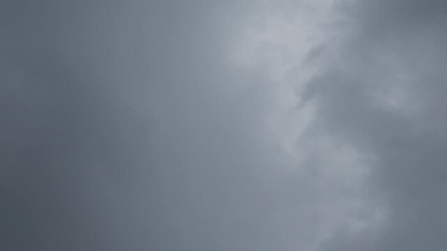 Dark Ominous Storm Clouds Before Heavy Rain, Moody Dramatic Sky Background