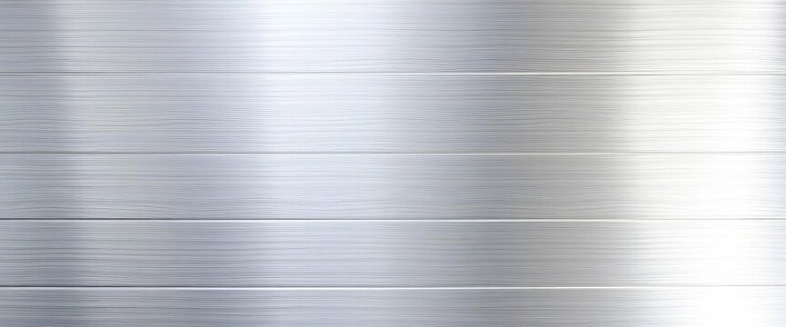 A brushed stainless steel surface with fine parallel lines reflecting soft light,  brushed finish,  fine grain
