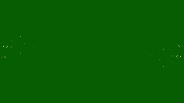 Glowing Fairy dust wand glitter stars trail transition, glitter sparkle shine stars trail burst, 2D flat sparkling effect overlay on green screen background 4k, Abstract magic glitter animation