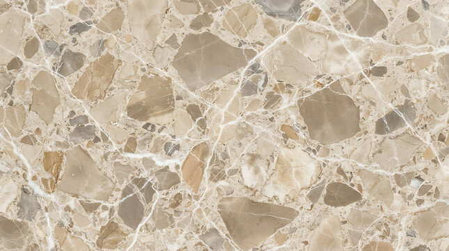 Beige breccia marble stone texture with natural veining