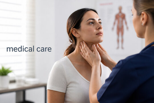 A patient is consulting with a doctor in a medical setting.