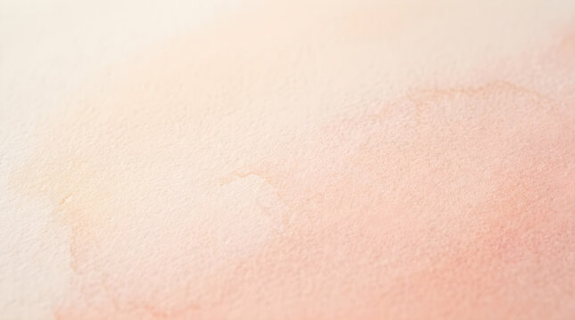 Seamless Pastel Peach Ombre Watercolor Paper Background with Gentle Color Gradient Fade Ideal for Book Cover and Poster Background Design Ultra High Resolution Clean Studio Stock Photo