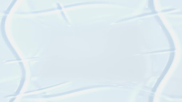 Clear Cellophane Creases Framing Cool White Background