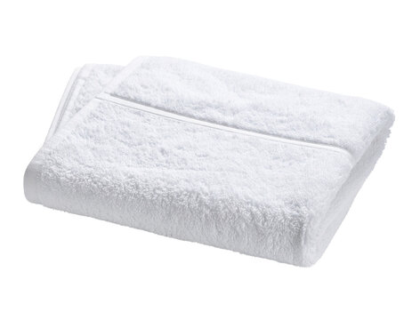 White Folded Towel - Cleanliness and Comfort