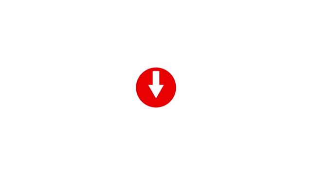 In sign icon animation. Transparent background. 4K Video