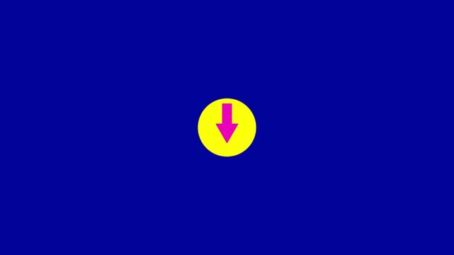 In sign icon animation. Transparent background. 4K Video