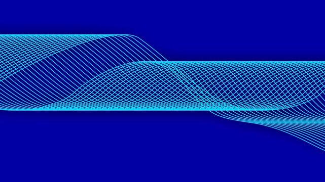 Abstract wave with black points and lines on white background. Science background with moving dots. Network connection technology.