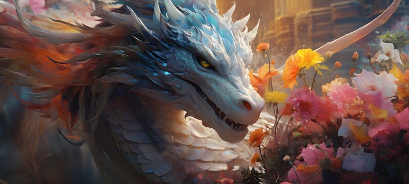 A dragon , a small creature made of glass that is sitting in the palm of your hand,generative AI