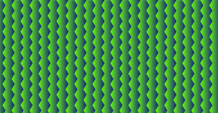 Green and Blue Gradient Zigzag Chevron Pattern Background