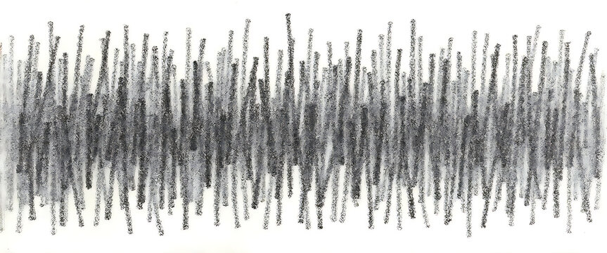 Abstract dense vertical lines creating a monochromatic textured backdrop with a sense of vibration or static for graphic design.