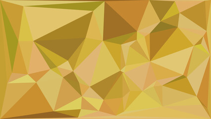 Fototapeta premium Abstract geometric background with soft beige and light brown low poly triangular pattern design