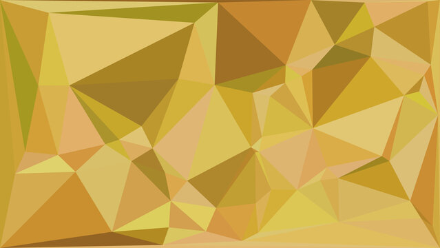 Abstract geometric background with soft beige and light brown low poly triangular pattern design