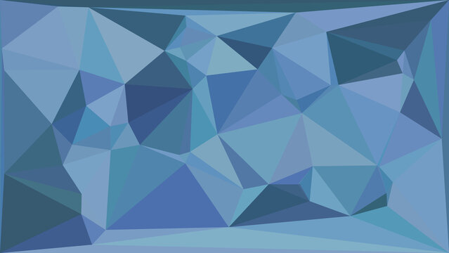 Abstract geometric background with light blue triangular shapes and modern low poly art style