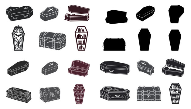 Spooky Coffins & Caskets