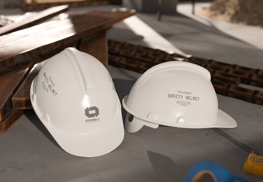 Construction Helmet Mockup