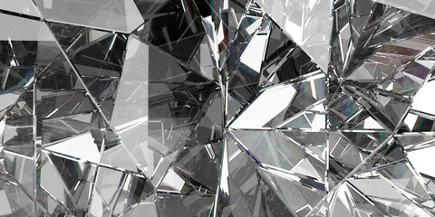 abstract crystal texture background with geometric diamond facets