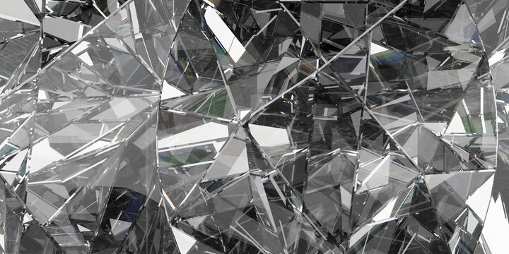luxury gemstone prism reflection abstract high tech surface texture
