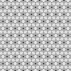 Fototapeta premium Floral patterns black and white geometry illustration 