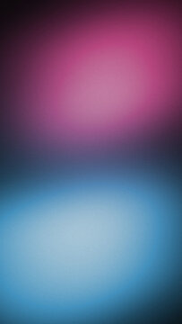  Fondo de pantalla vertical abstracto con degradado suave de luz rosa y azul, textura de ruido granulado y bordes oscuros
