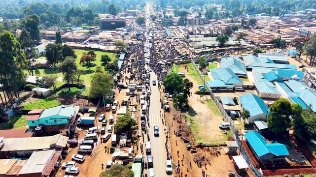 kenya election campaign kenya politics political rally presidential election candidate . people on county politics convoy. Rural settlement. Election commission of kenya election 2027