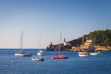 Obraz premium In the center of Port de Sóller