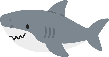 Fototapeta premium shark vector illustration